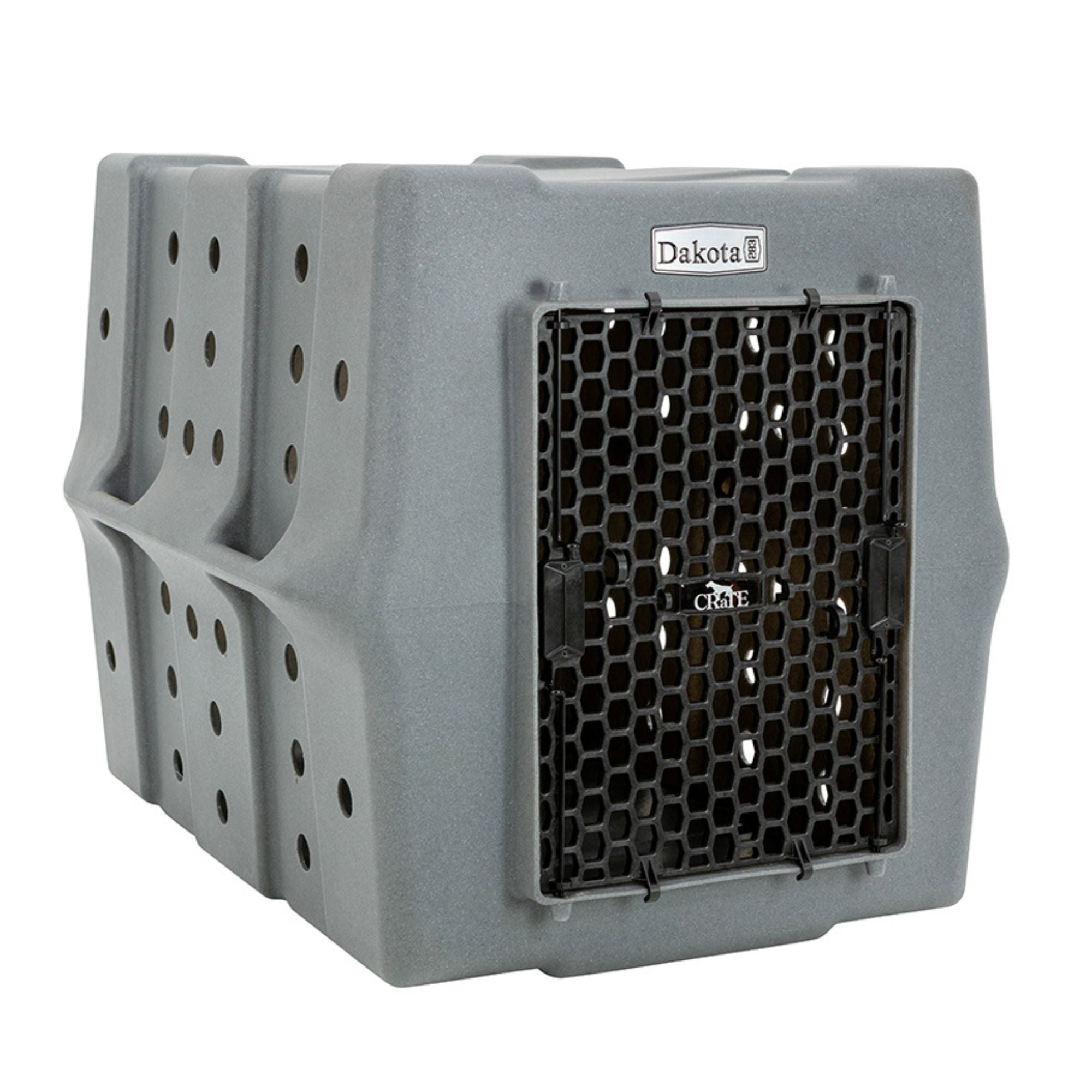 Dakota 283 Canine Rough and Tough Economy Pet Kennel, Large, Dark Granite (Used)