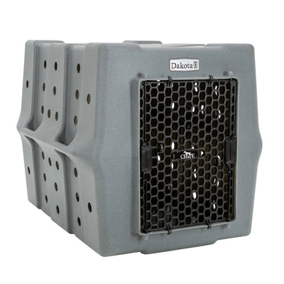 Dakota 283 Canine Rough and Tough Economy Pet Kennel, Large, Dark Granite (Used)