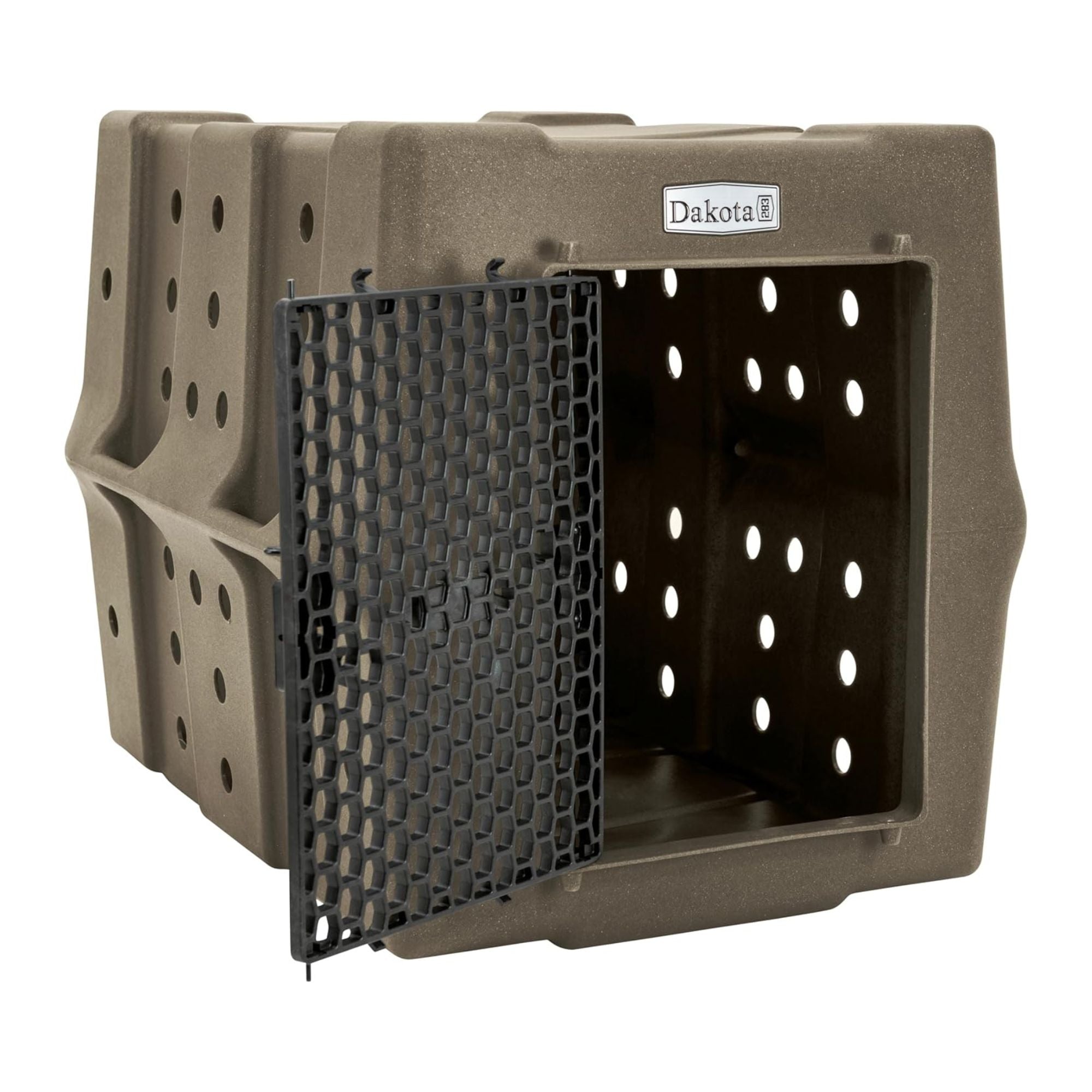 Dakota 283 Canine Rough and Tough Economy Pet Kennel, Large, Coyote Granite - VMInnovations