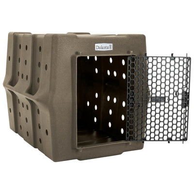 Dakota 283 Canine Rough and Tough Economy Pet Kennel, Large, Coyote Granite - VMInnovations