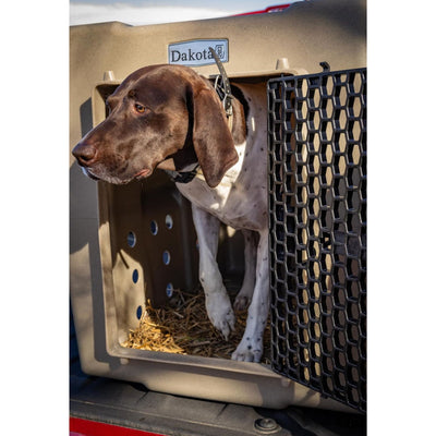 Dakota 283 Canine Rough and Tough Economy Pet Kennel, Large, Coyote Granite - VMInnovations