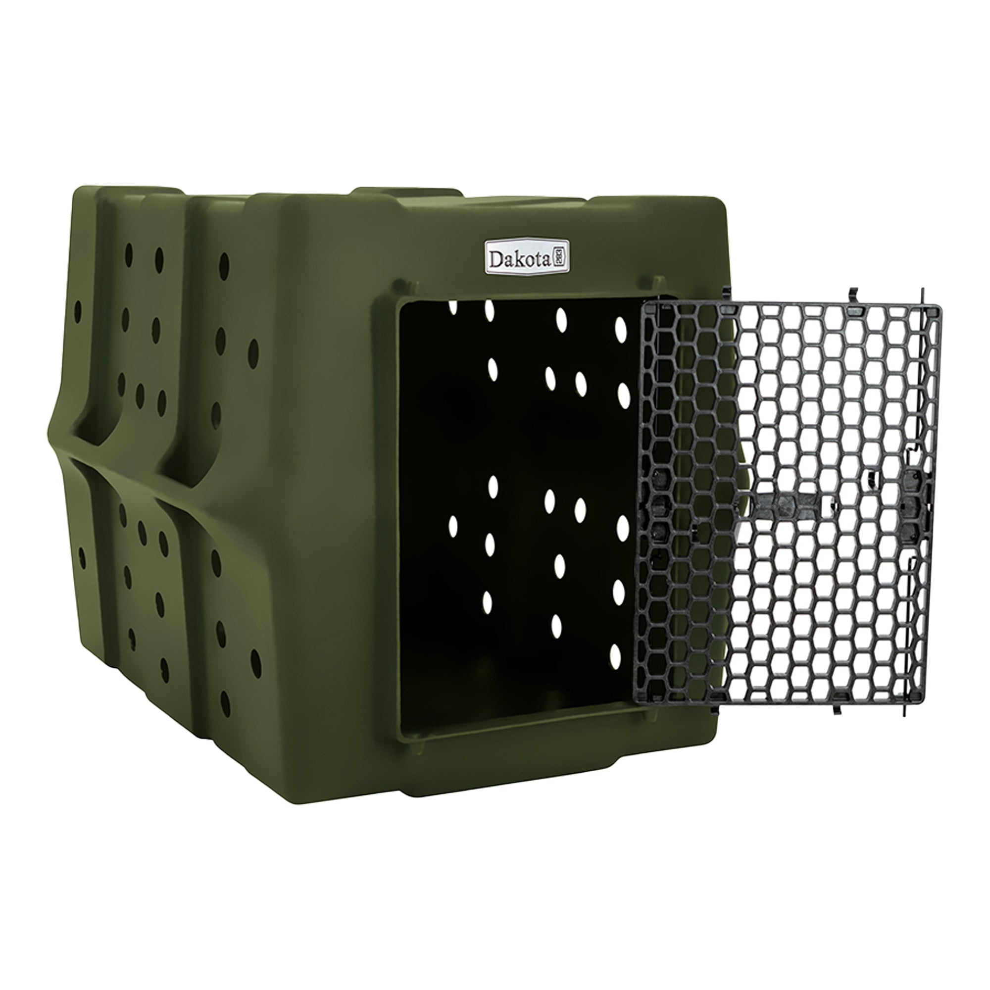 Dakota 283 Canine Rough and Tough Economy Kennel, Pet Crate, Large, Olive (Used) - VMInnovations