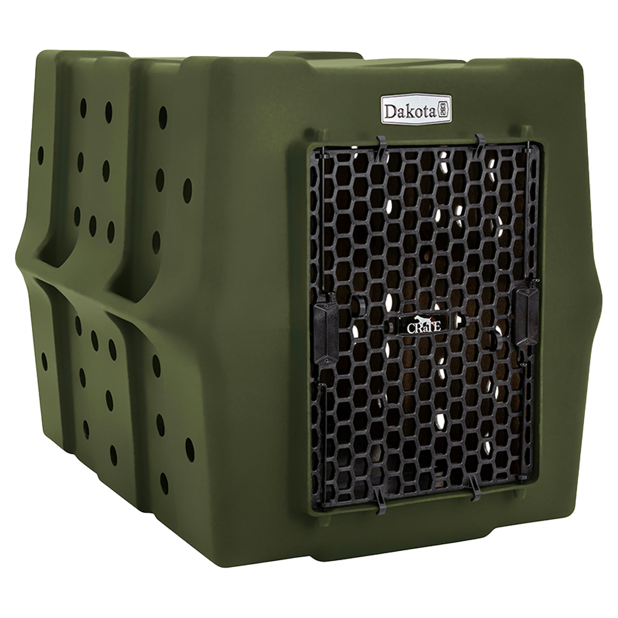 Dakota 283 Canine Rough and Tough Economy Kennel, Pet Crate, Large, Olive (Used) - VMInnovations