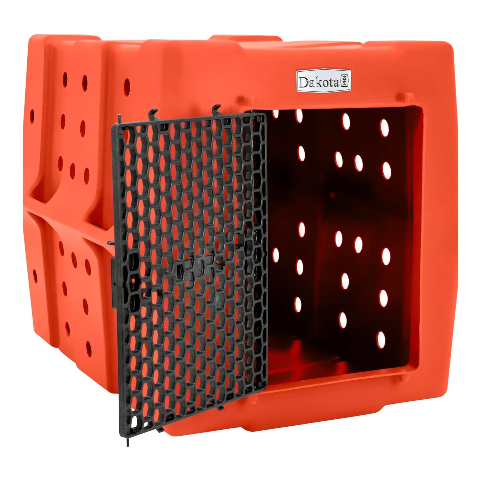 Dakota 283 Canine Rough and Tough Economy Kennel, Pet Crate, Large, Orange - VMInnovations