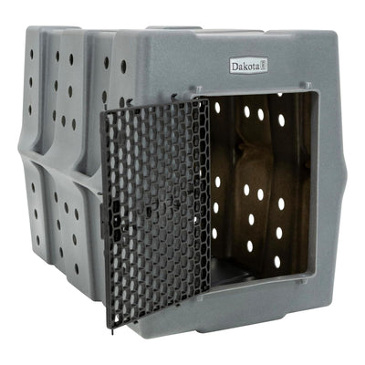 Dakota 283 Canine Rough & Tough Economy Pet Kennel, X-Large, Dark Granite (Used) - VMInnovations