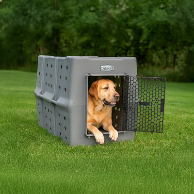 Dakota 283 Canine Rough & Tough Economy Pet Kennel, X-Large, Granite (Open Box) - VMInnovations