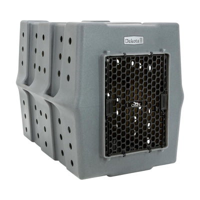 Dakota 283 Canine Rough & Tough Economy Pet Kennel, X-Large, Dark Granite (Used) - VMInnovations