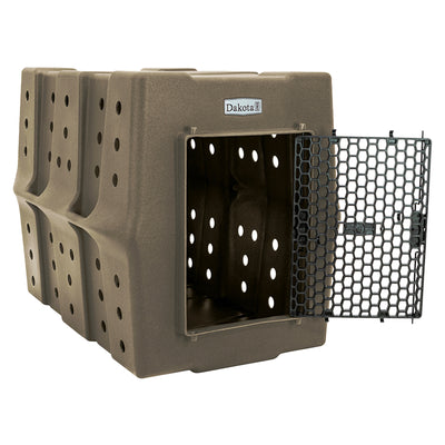 Dakota 283 Canine Rough and Tough Economy Pet Kennel, Coyote Granite (Open Box)