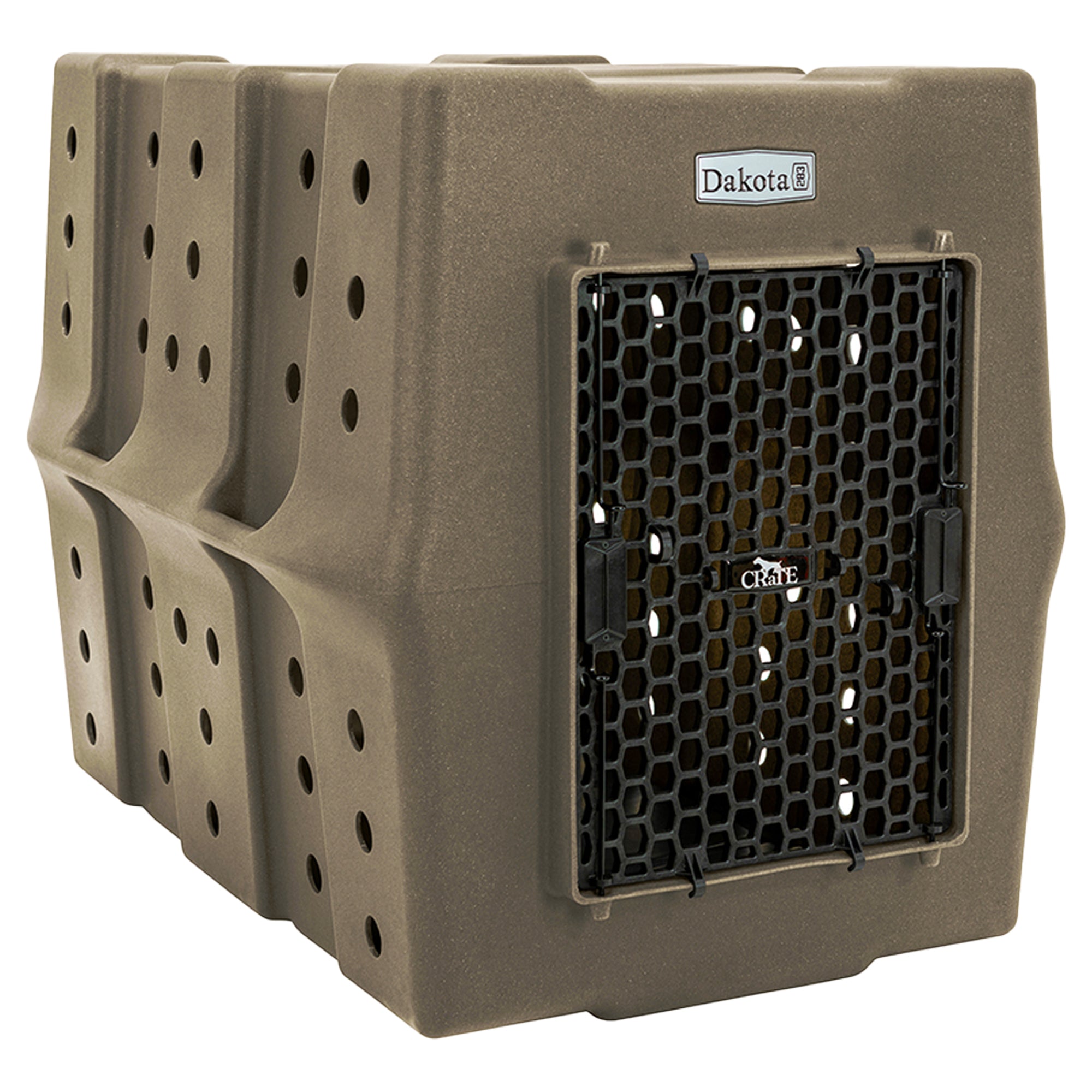 Dakota 283 Canine Rough and Tough Economy Pet Kennel, Coyote Granite (Open Box) - VMInnovations