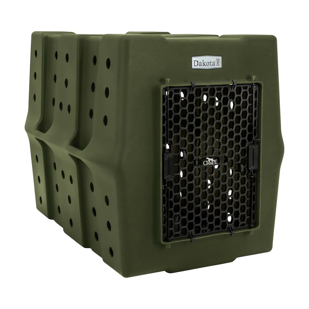 Dakota 283 Canine Rough and Tough Economy Kennel, Pet Crate, X-Large, Olive (For Parts)