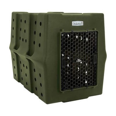 Dakota 283 Canine Rough and Tough Economy Kennel, Pet Crate, X-Large, Olive (For Parts)