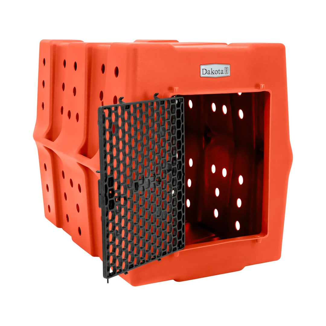 Dakota 283 Canine Rough and Tough Economy Kennel, XL Pet Crate Orange (Open Box)