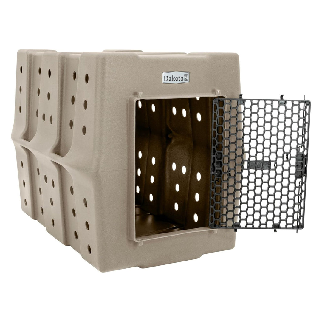 Dakota 283 Canine Rough and Tough Economy Pet Kennel, X-Large, Sandstone - VMInnovations