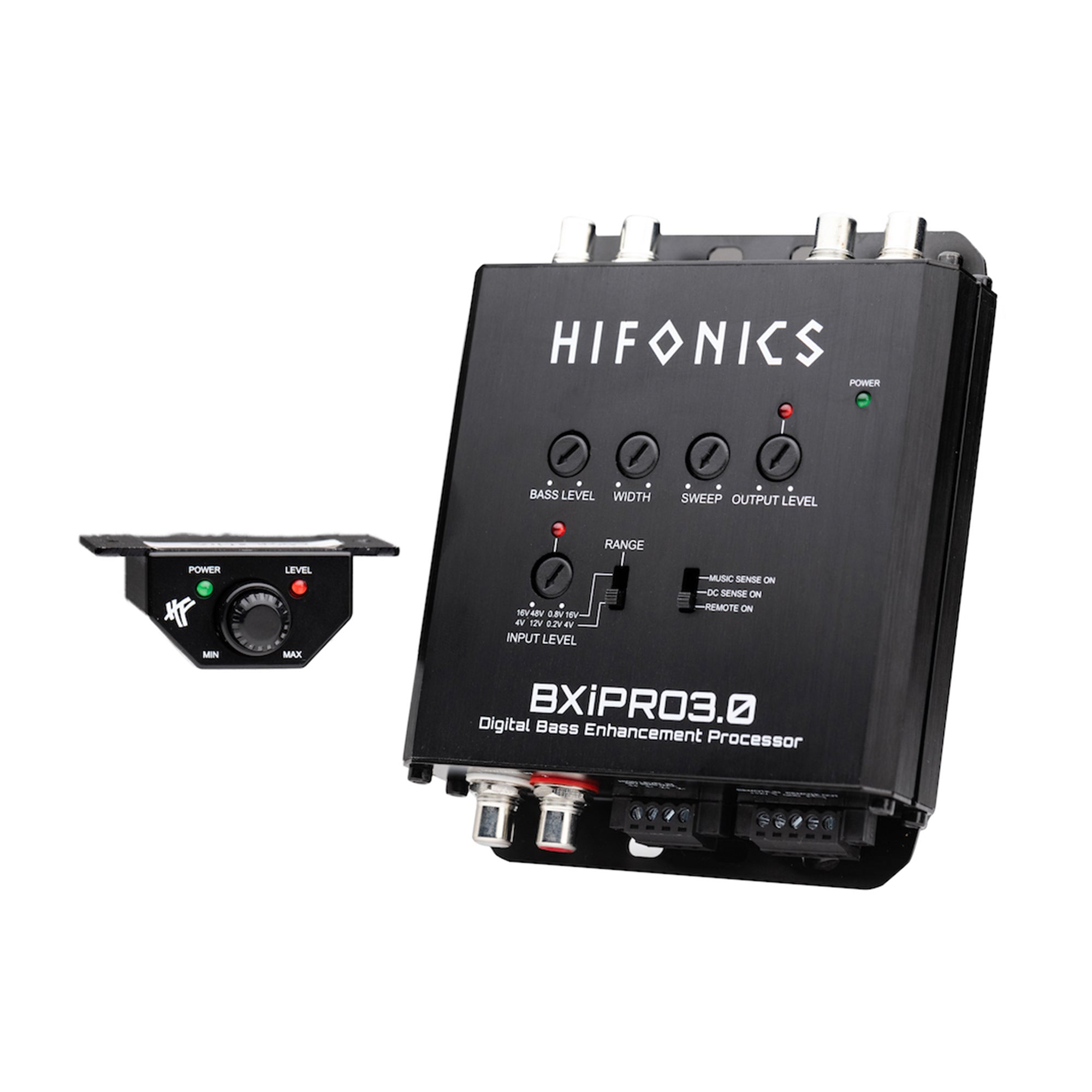 Hifonics BXIPRO3.0 Bass Enhancer, Digital Processor, Dash Mount Remote Control - VMInnovations