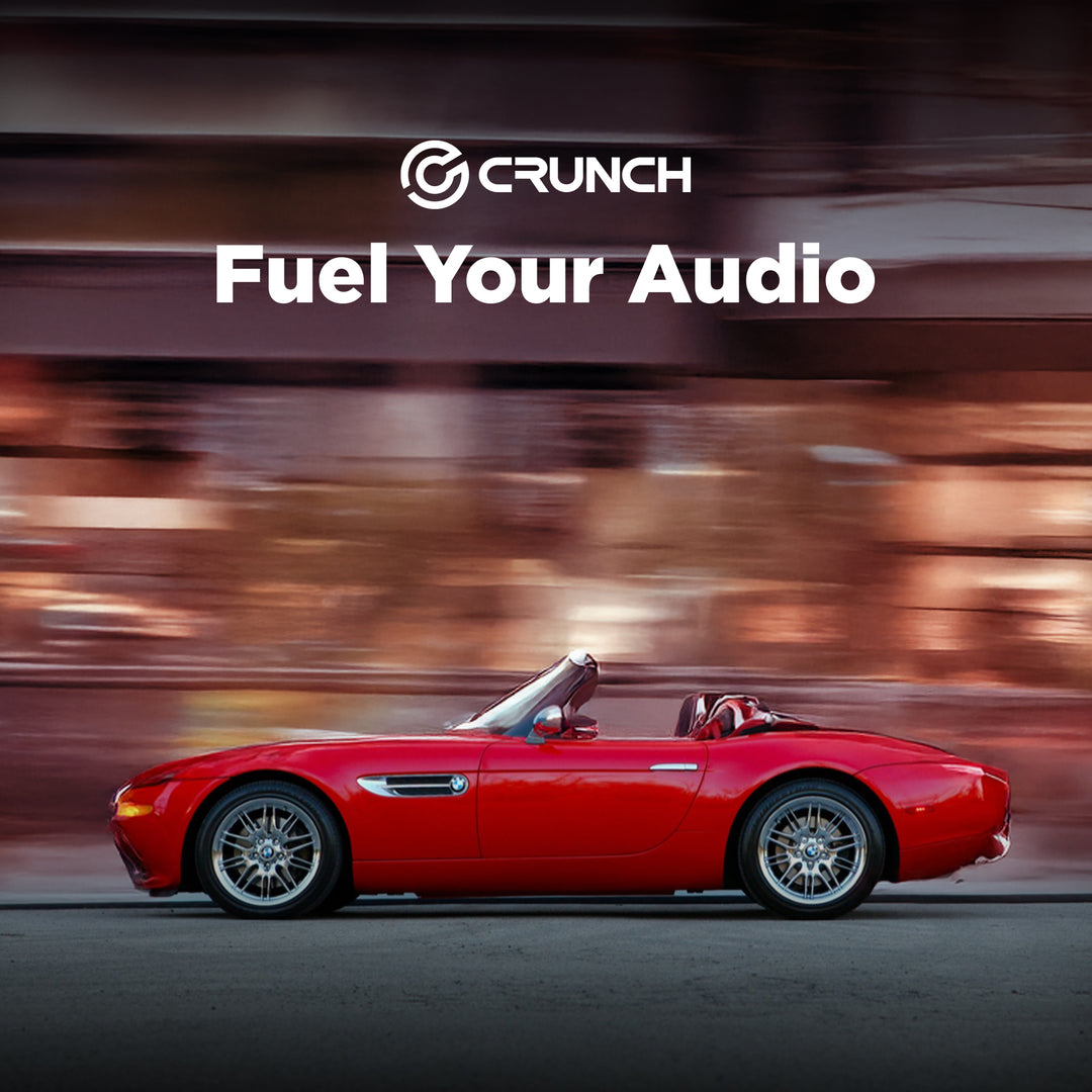 Crunch 5.25" Coaxial Speaker Set, Full-Range Audio Upgrade for Vehicle Stereo