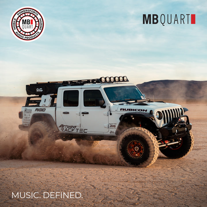 MB Quart 6"x9" Rear Speaker Upgrade for Jeep Wrangler JL & Gladiator JT, (Pair)