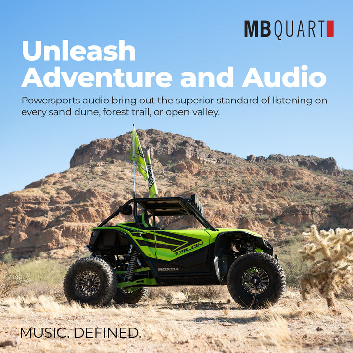 MB Quart NA2-400.2RC 400W Nautic Powersports Amplifier, Marine Grade, Heavy Duty