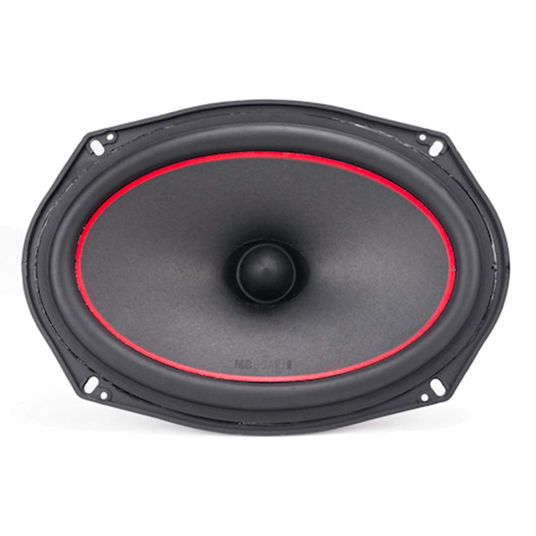 MB Quart 6"x9" Coaxial Reference Car Speaker System, 2-Way Audio, 240W Output