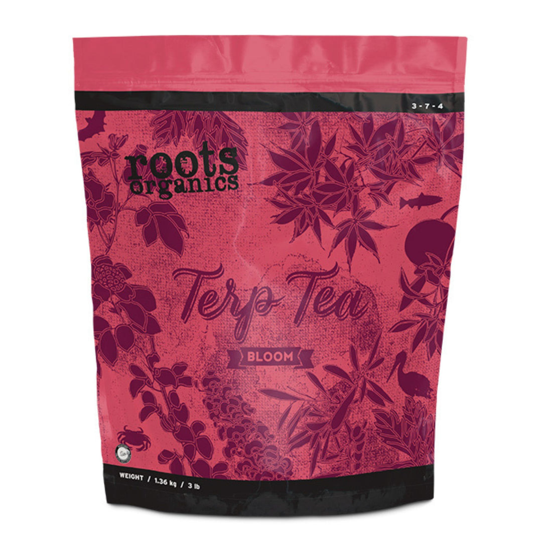 Roots Organics Terp Tea Bloom Dry Fertilizer Plant Additive for Gardens, 40 lbs