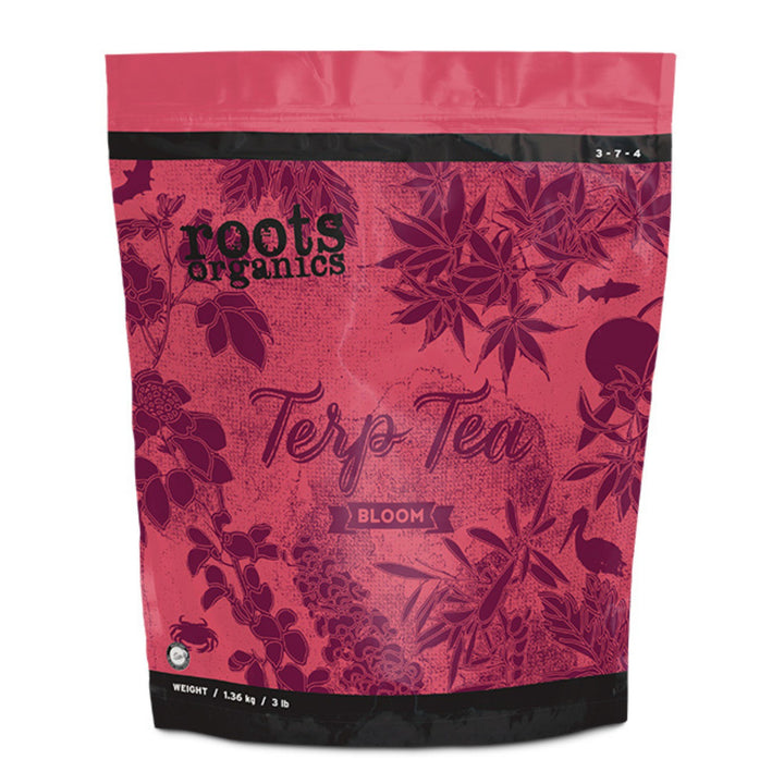Roots Organics Terp Tea Bloom Dry Fertilizer Plant Additive for Gardens, 40 lbs