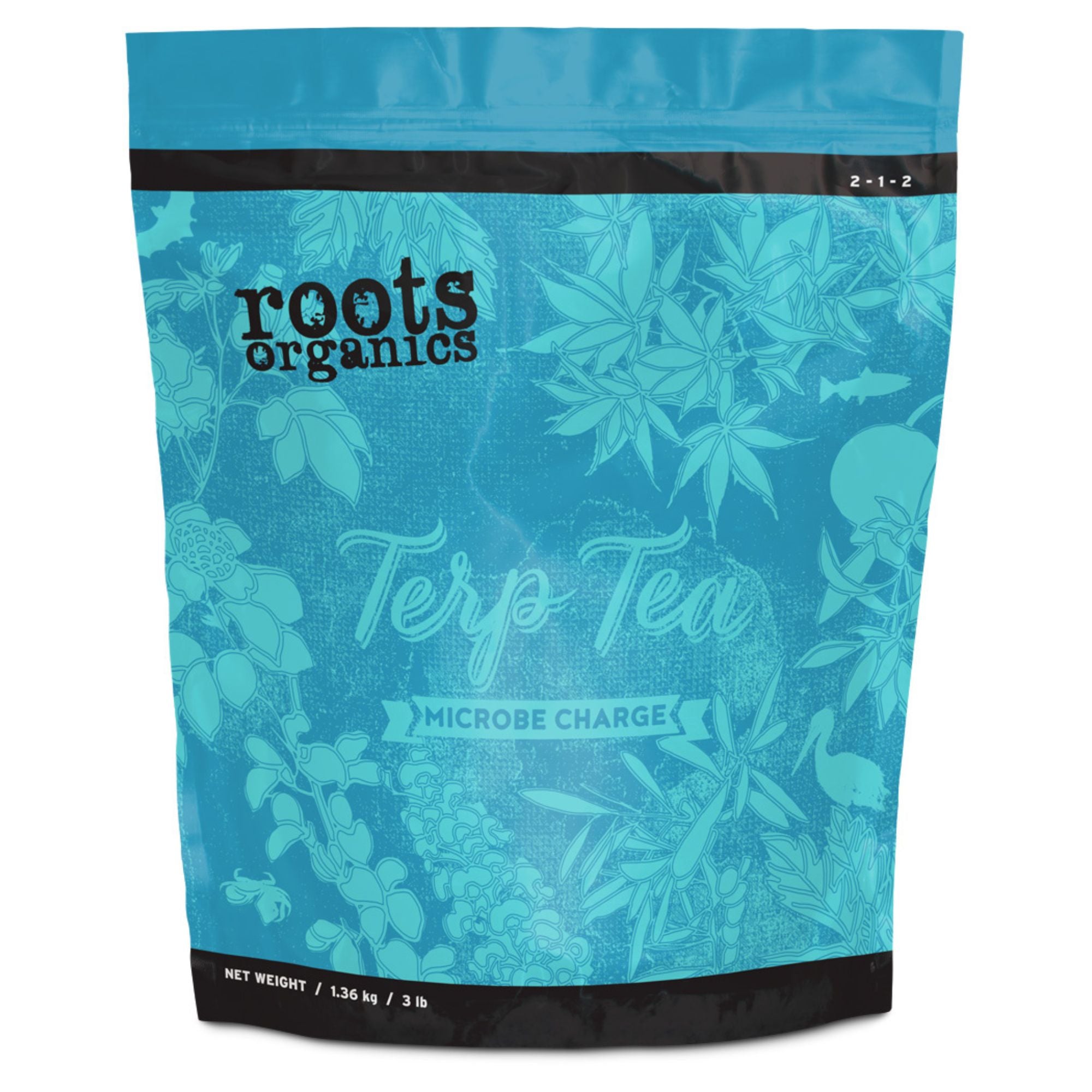 Roots Organics Terp Tea Microbe Charge Plant Additive for Gardens, 3 Pounds - VMInnovations