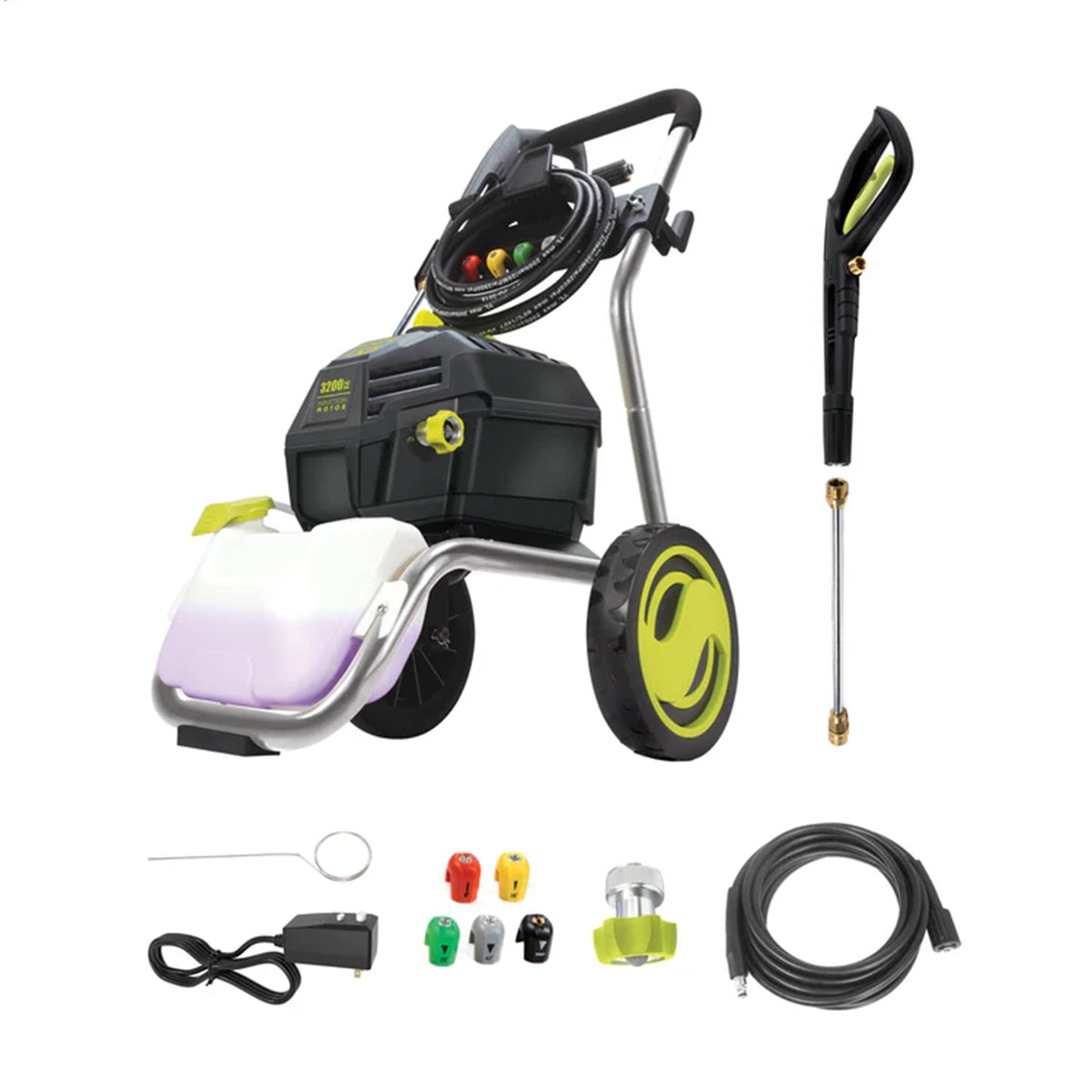 Sun Joe Electric Pressure Washer, Power Tool with 5 Quick Connect Tips(Open Box)