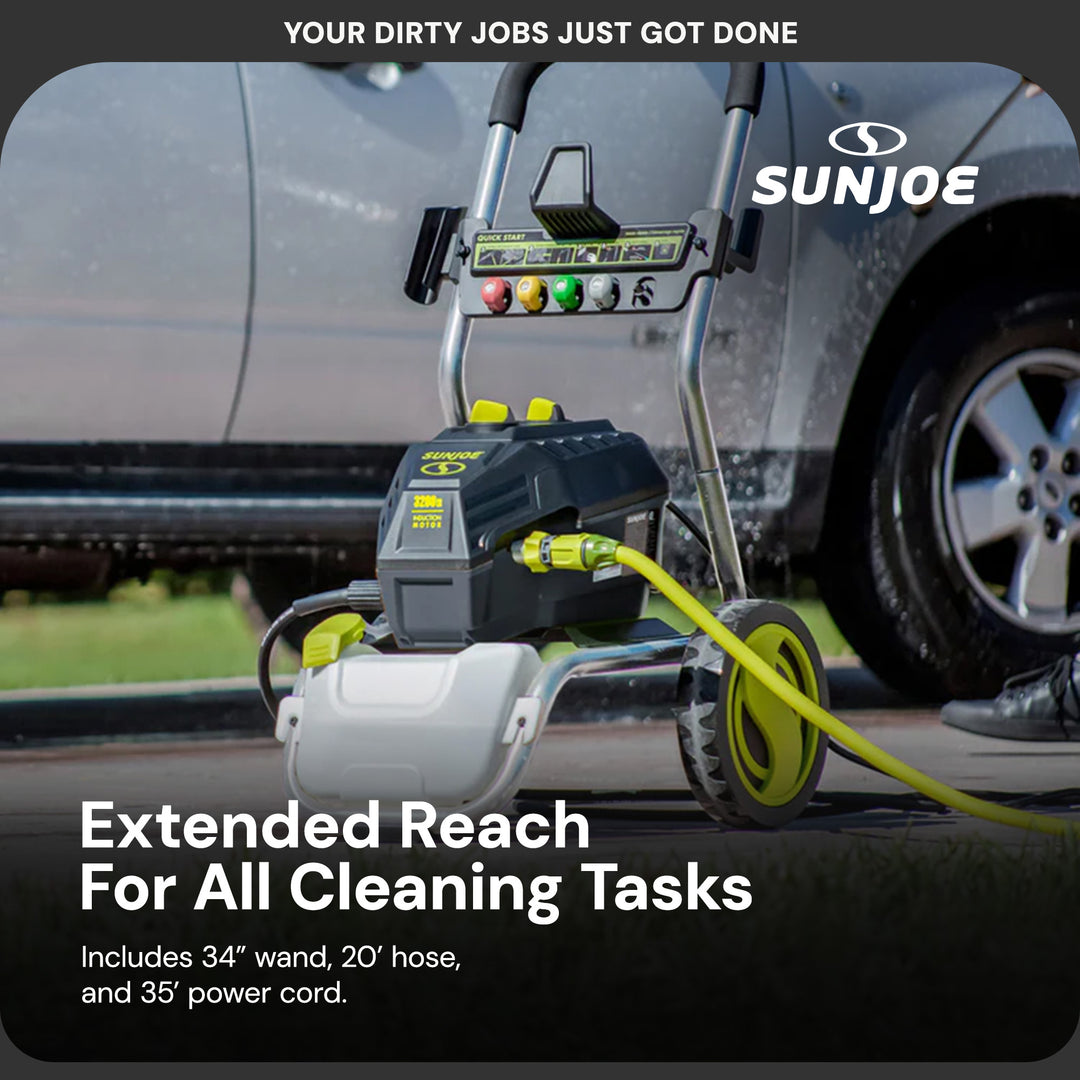 Sun Joe Electric Pressure Washer, Power Tool with 5 Quick Connect Tips, SPX4800 - VMInnovations