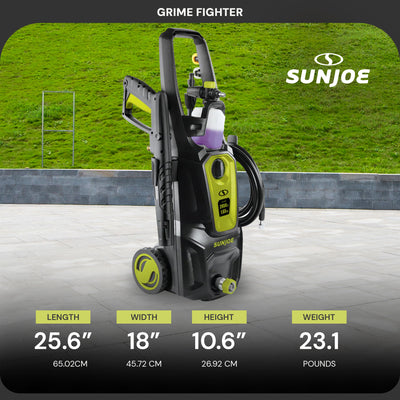 Sun Joe Electric Pressure Washer with Foam Cannon & Extension Wand (For Parts)