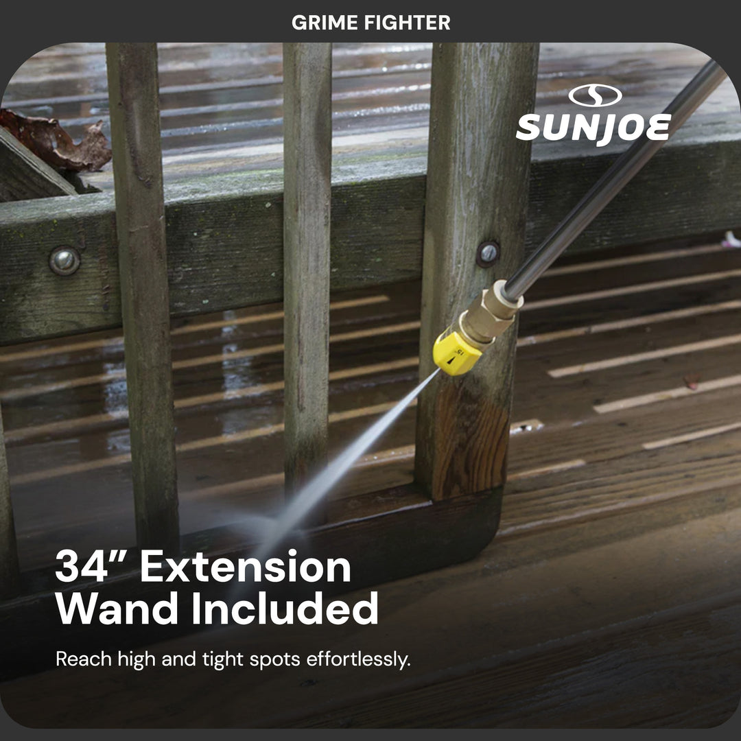 Sun Joe Electric Pressure Washer w/ Extension Wand, SPX2680-MAX, PWMA Certified