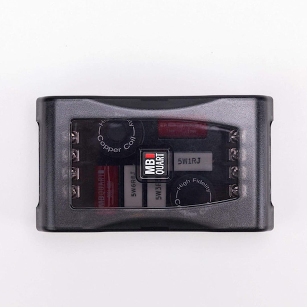 MB Quart PS1-216 Premium 6.5 Inch Car Speakers, 240 Watts, 2 Way, Black/Red