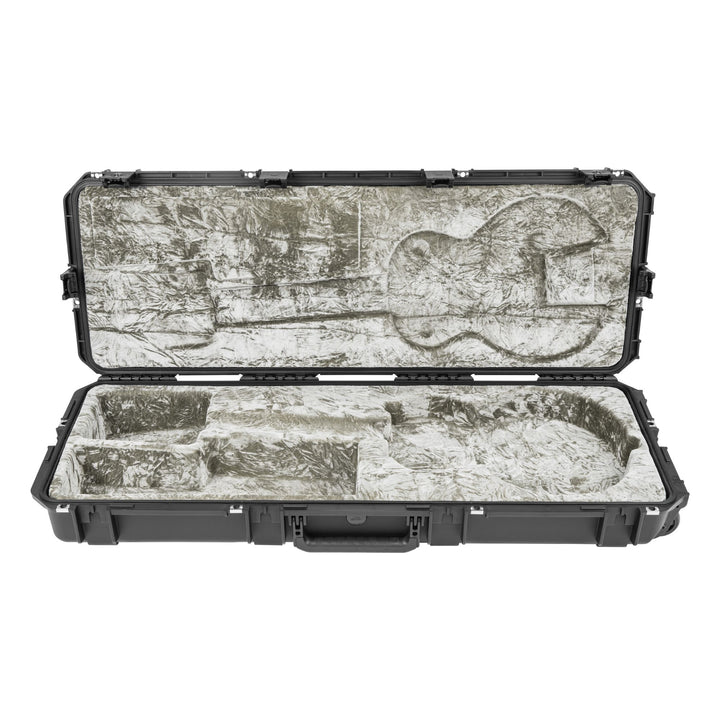 SKB Les Paul Guitar Hard Case w/Plush Interior, TSA Latches & Wheels (Open Box)