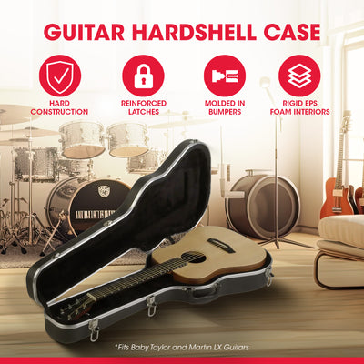 SKB cases Hardshell Guitar Travel Case for Baby Taylor/Martin LXModels(Open Box) - VMInnovations