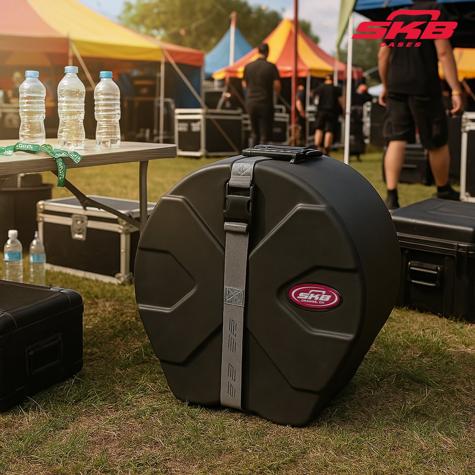 SKB Cases 8" x 14" Tom/Snare Case w/Padded Interior & D-Shaped Drum (Open Box) - VMInnovations