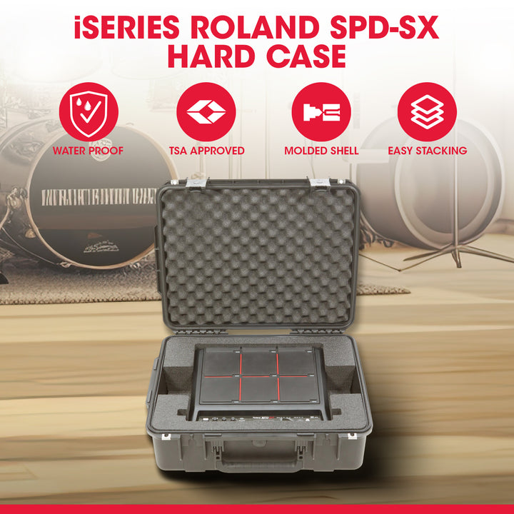 SKB iSeries SPD-SX Hard Case, Drum Multi Pad Protection for Travel (Open Box)