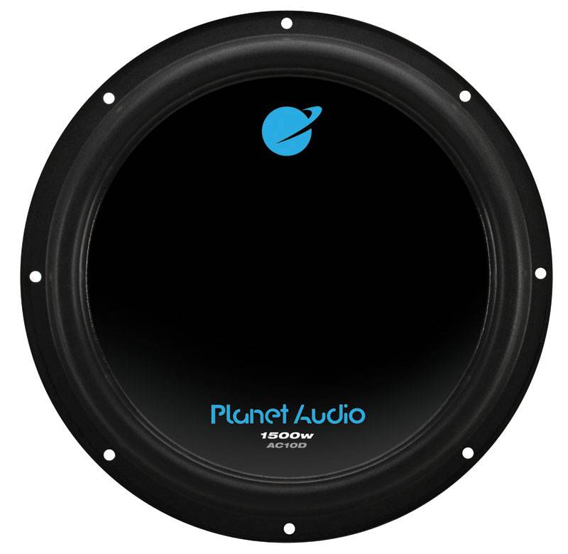 Planet Audio AC10D 10" 1500 Watt 4 Ohm Dual Voice Coil Car Audio Subwoofer, Pair