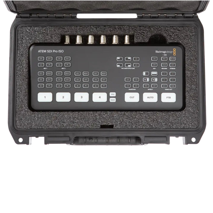 SKB Media Equipment Case Storage Box for ATEM Mini Switcher, 3i-10063ATM, Black