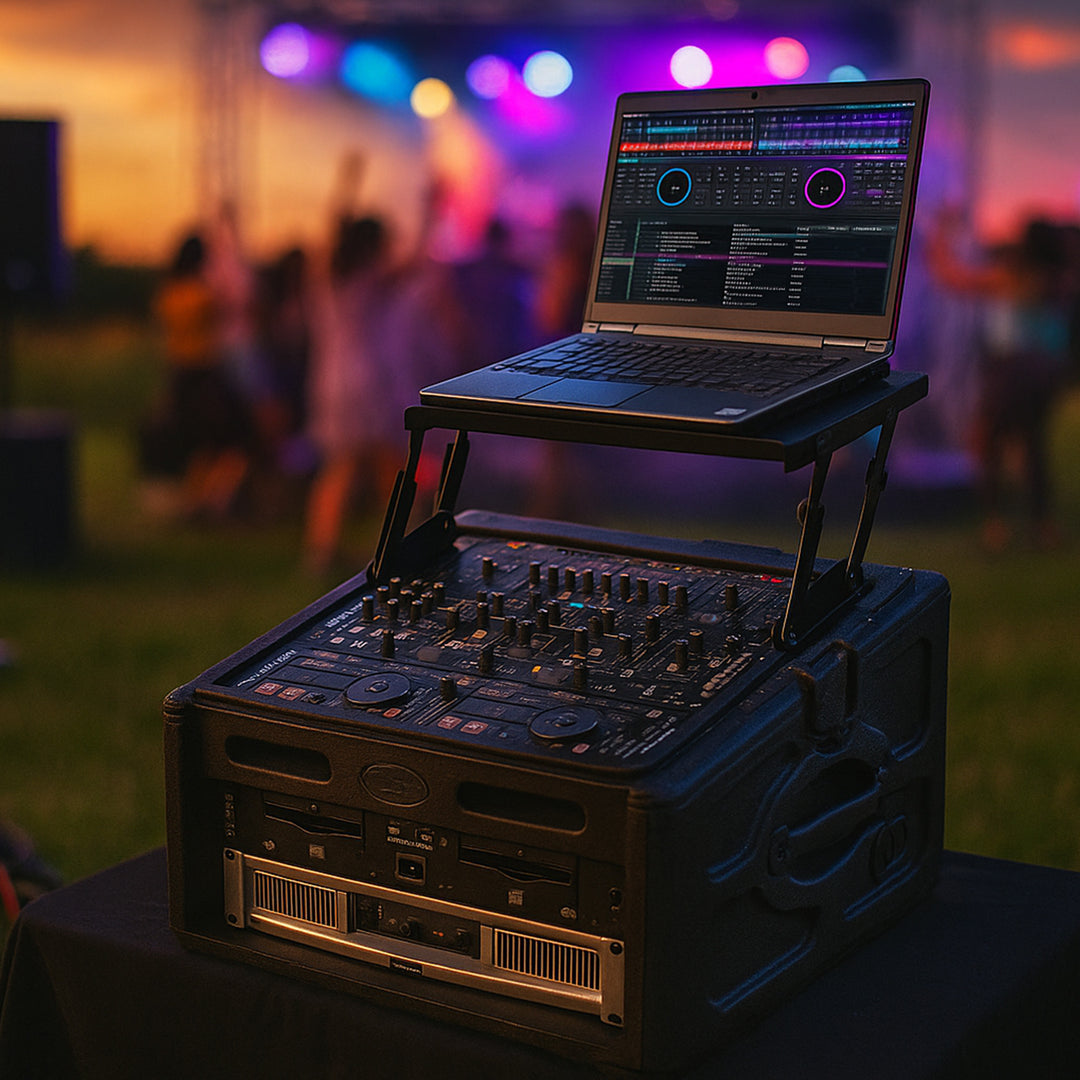 SKB Durable Audio Video Equipment Rack Shelf Mount for 8U Slant Top Racks, Black - VMInnovations