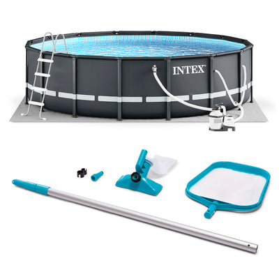 Intex 16' x 48" Ultra XTR Frame Pool Set with Sand Pump and Maintenance Pool Kit