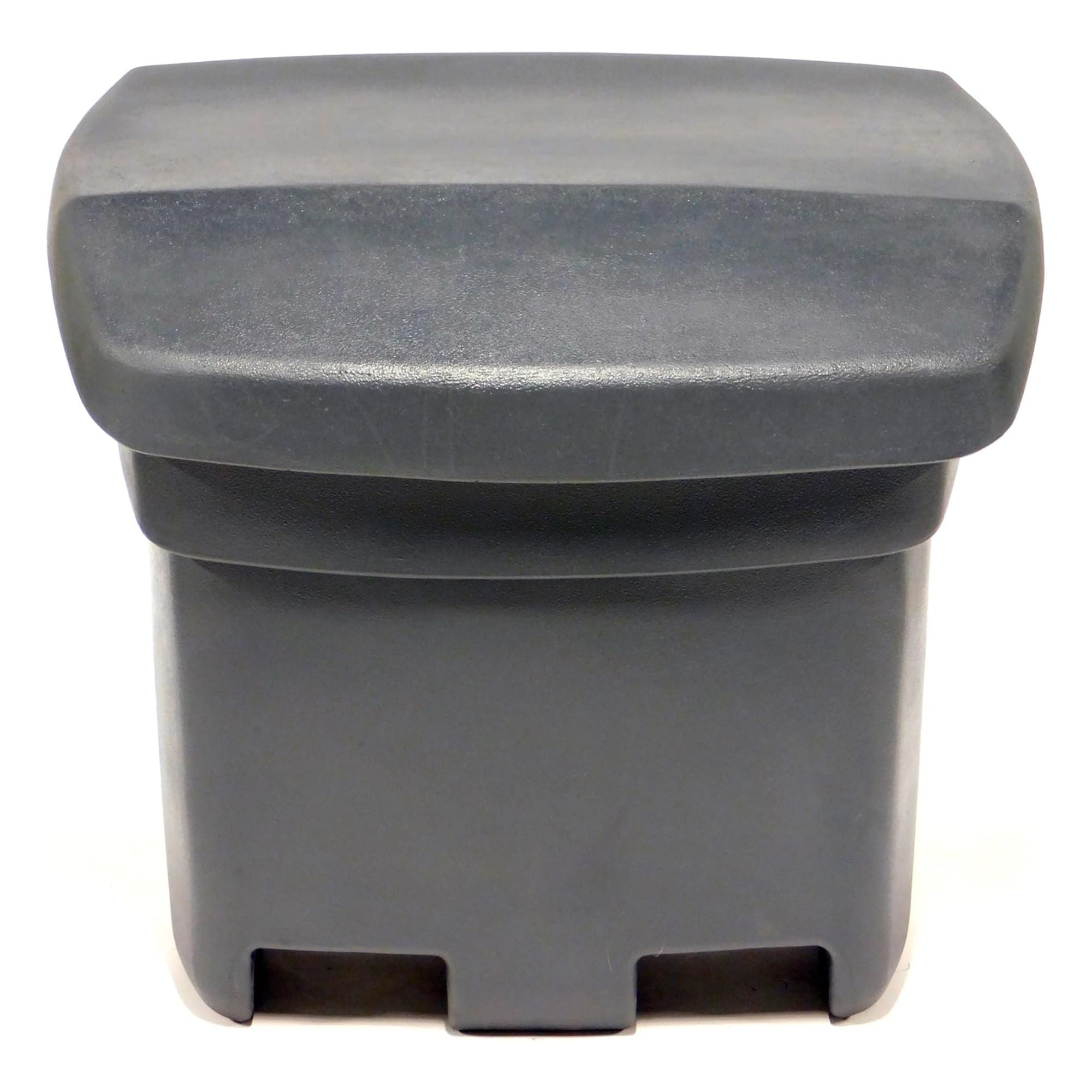 FCMP Outdoor 37 Gal Outdoor Salt & Sand Storage Bin, Multipurpose Deck Box, Grey