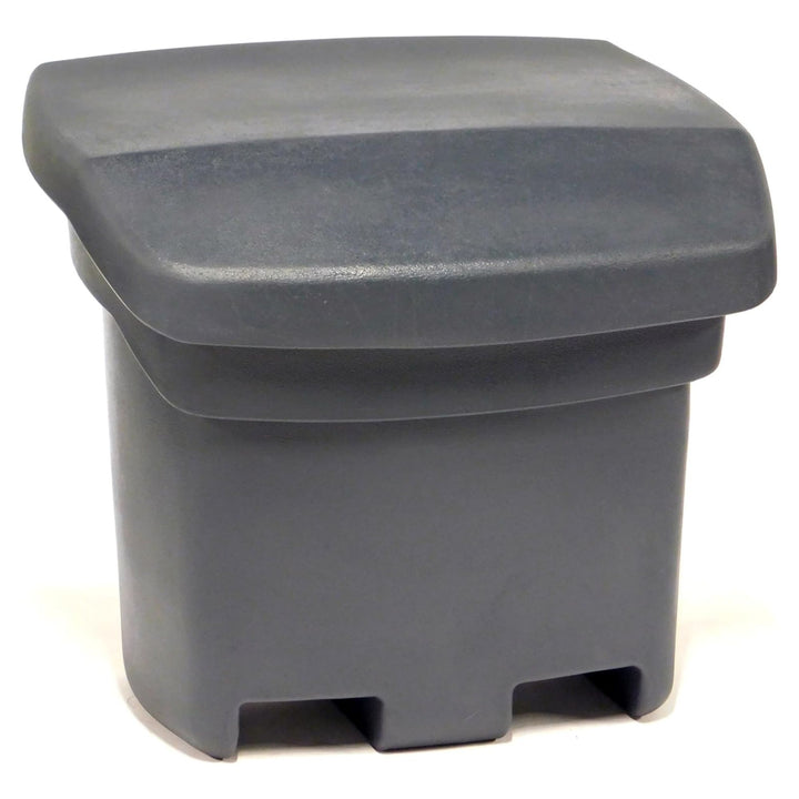 FCMP Outdoor 37 Gal Outdoor Salt & Sand Storage Bin, Multipurpose Deck Box, Grey