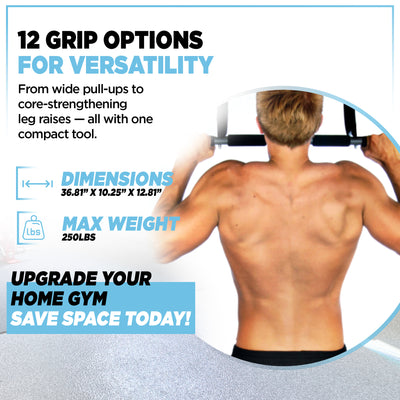 Stamina Products Multi-Function Pull-Up Bar for At-Home Workouts (Open Box)