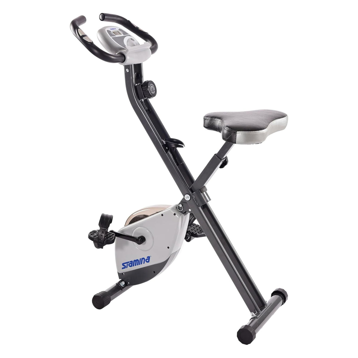 Stamina Products Foldable Exercise Bike with Smart Workout App (Open Box)