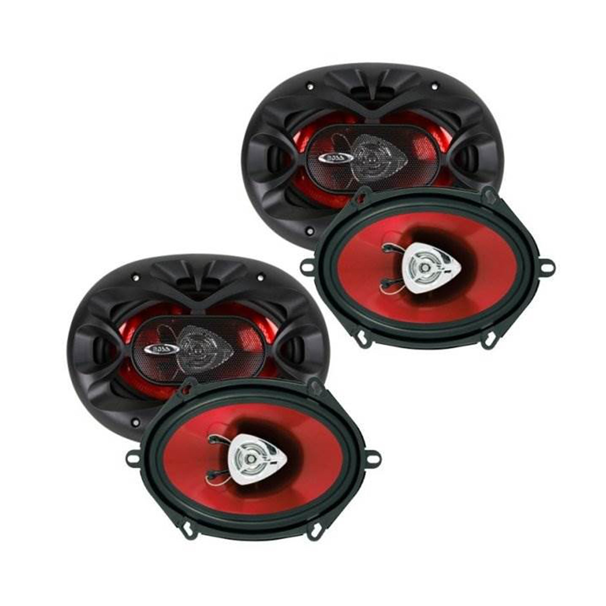 4) New BOSS CH5720 5" x 7" 2-Way 450W Car Speakers