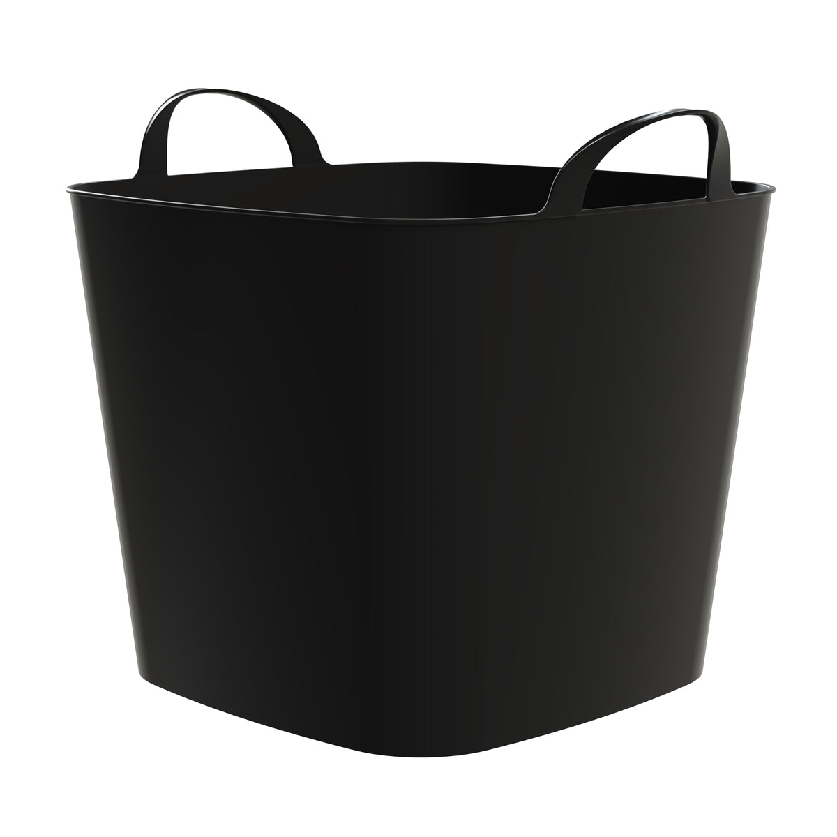 Life Story 26 Qt Flexi Tub, Versatile Storage Tote, Home Organizer, Black 6 Pack - VMInnovations