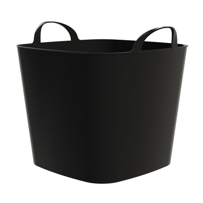 Life Story 26 Qt Flexi Tub, Versatile Storage Tote, Home Organizer, Black 6 Pack - VMInnovations
