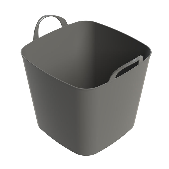 Life Story 26 Qt Flexi Tub, Versatile Storage Tote, Home Organizer, Gray, 6 Pack - VMInnovations