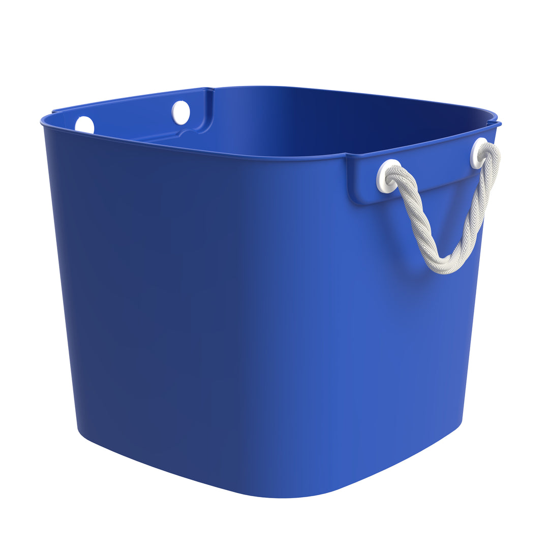 Life Story 42 Quart Flexi Tub, Versatile Storage Tote, Home Organizer, Blue