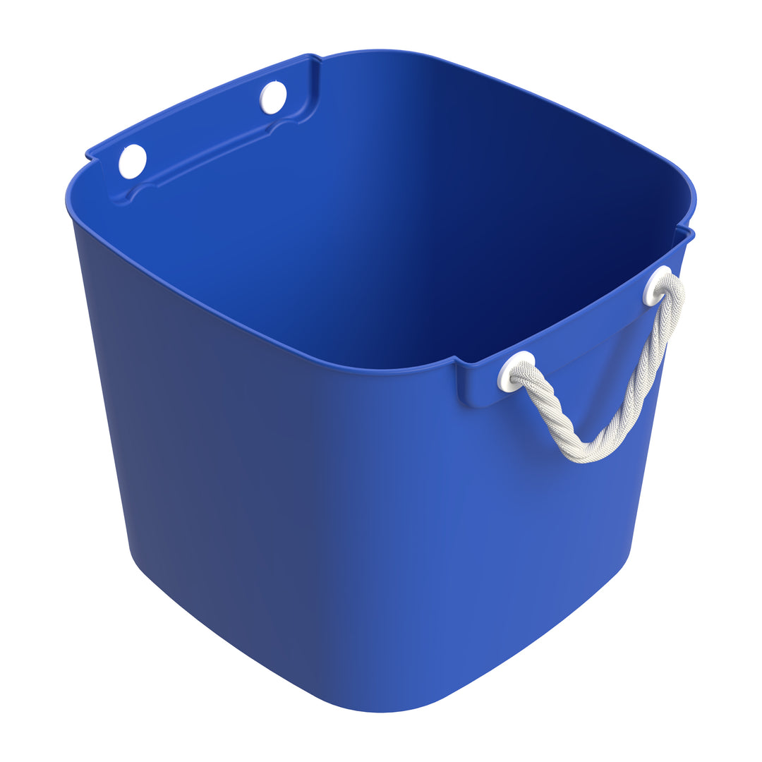 Life Story 42 Quart Flexi Tub, Versatile Storage Tote, Home Organizer, Blue