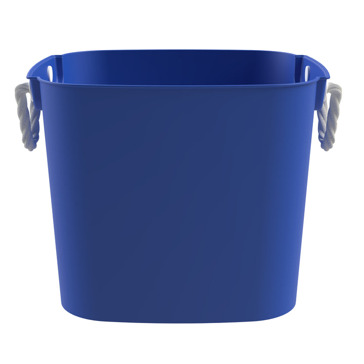 Life Story 42 Quart Flexi Tub, Versatile Storage Tote, Home Organizer, Blue