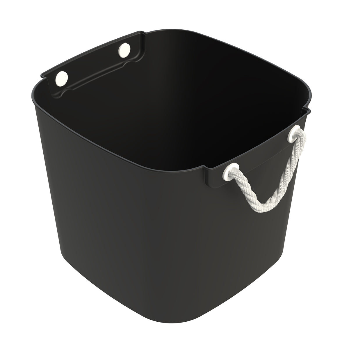 Life Story 42 Quart Flexi Tub, Versatile Storage Tote, Home Organizer, Black